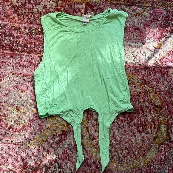 Front Tie Workout Top - Picture 1 of 2